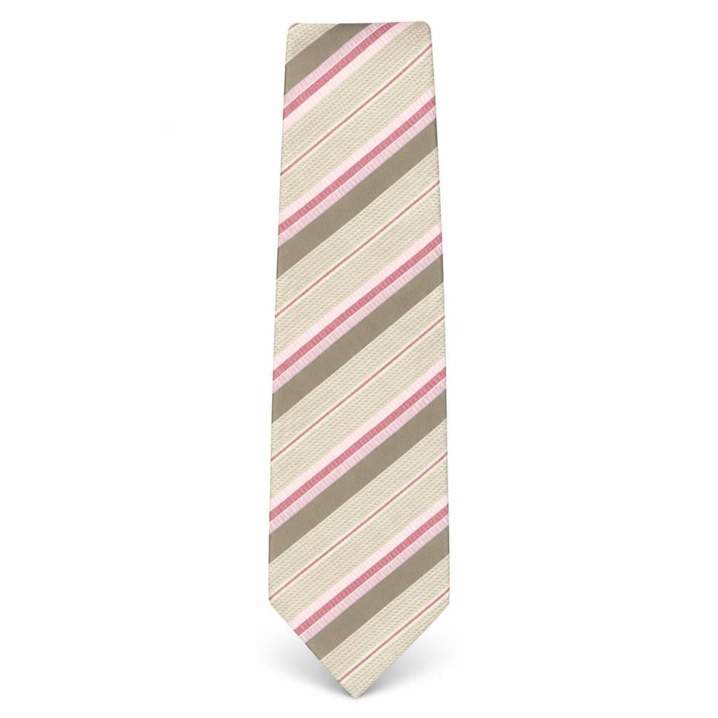 Marks and Spencer Mens Multicoloured Striped Silk Pointed Tie One Size
