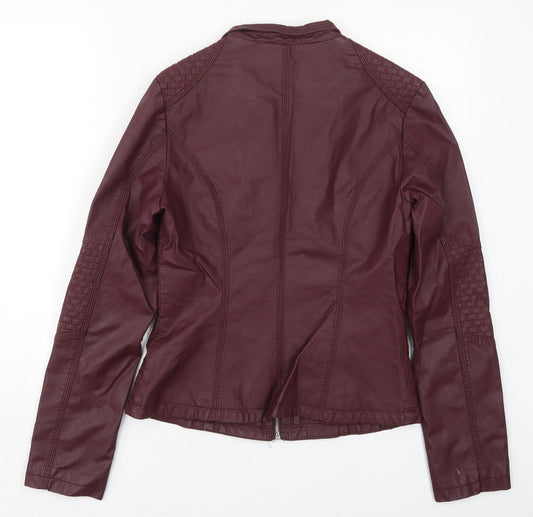 Ailan Womens Purple   Jacket  Size L  Zip