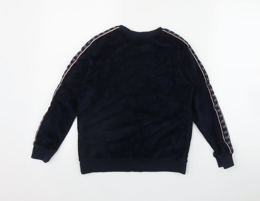 George Boys Blue  Polyester Pullover Sweatshirt Size 8-9 Years   - 'Epic Future'