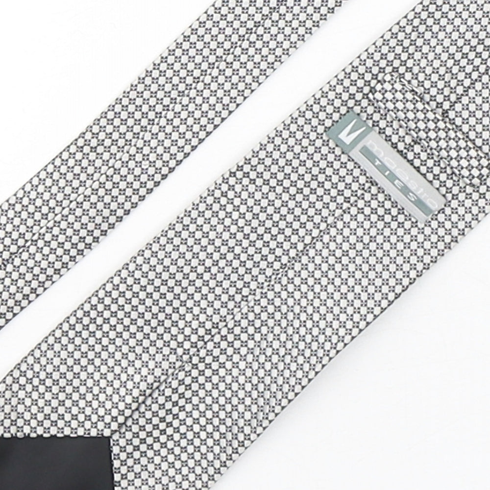 Maestro Ties  Mens Multicoloured Geometric Silk Pointed Tie One Size