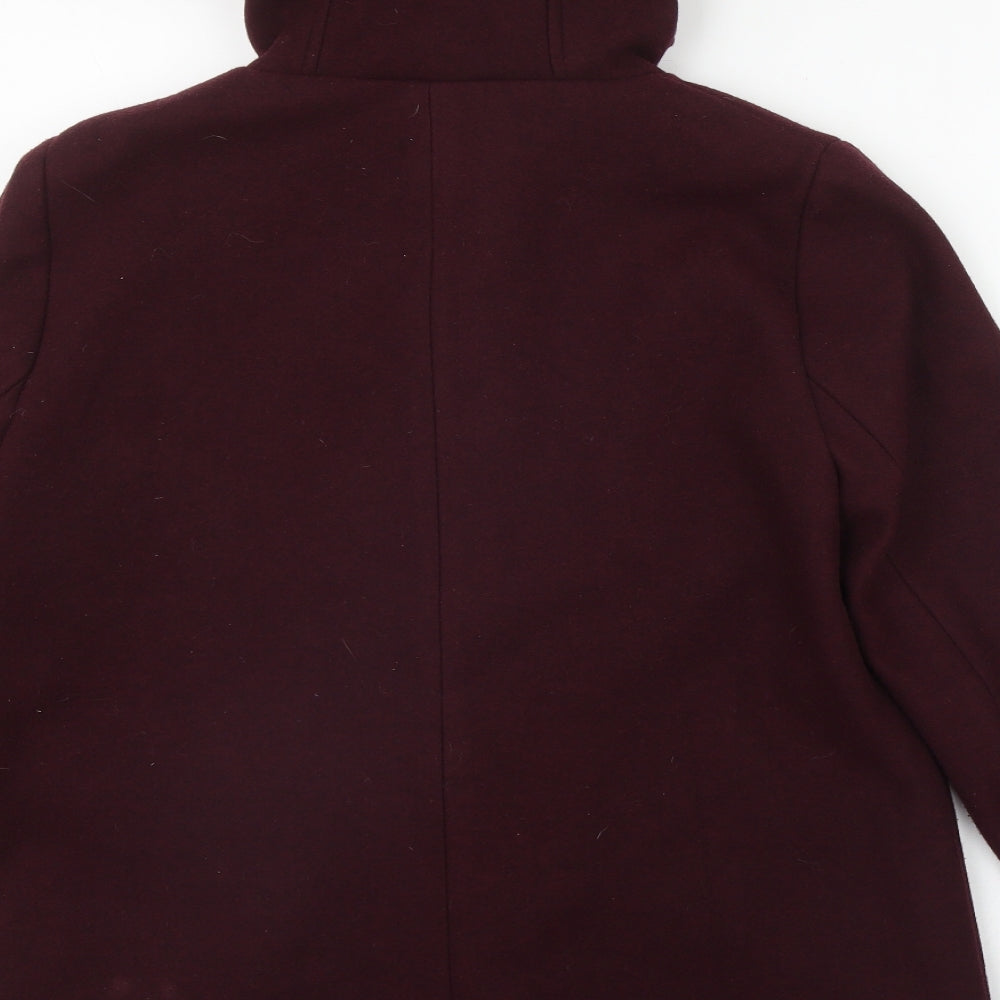 Primark Womens Red   Parka Coat Size 10  Zip