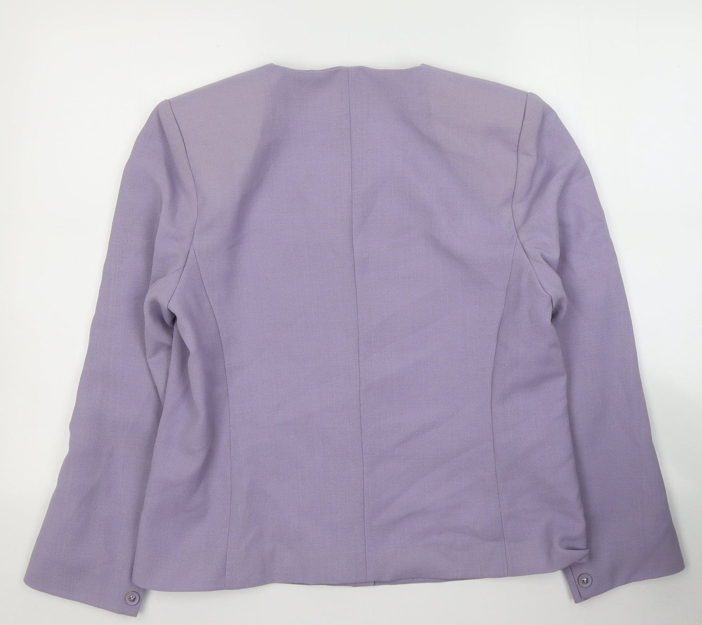 Great Britain Womens Purple   Jacket Blazer Size 14  Button