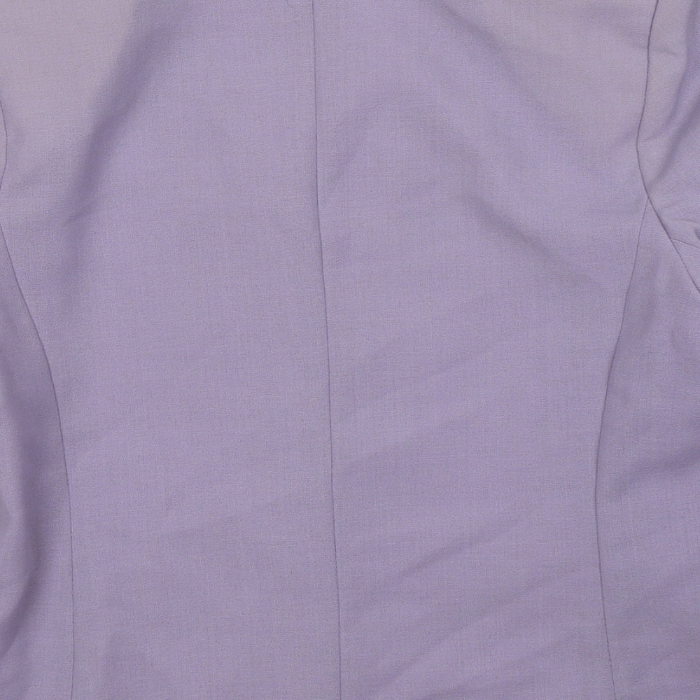 Great Britain Womens Purple   Jacket Blazer Size 14  Button
