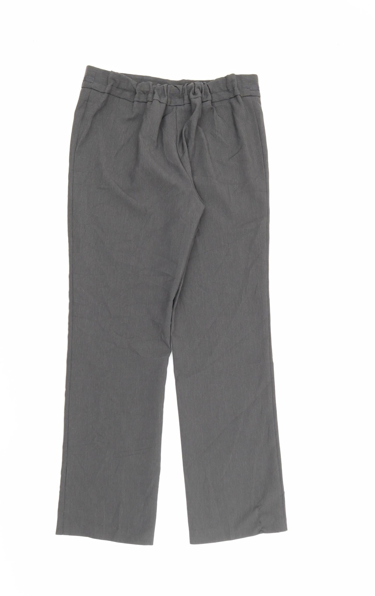 George Girls Grey  Polyester Dress Pants Trousers Size 10-11 Years  Regular