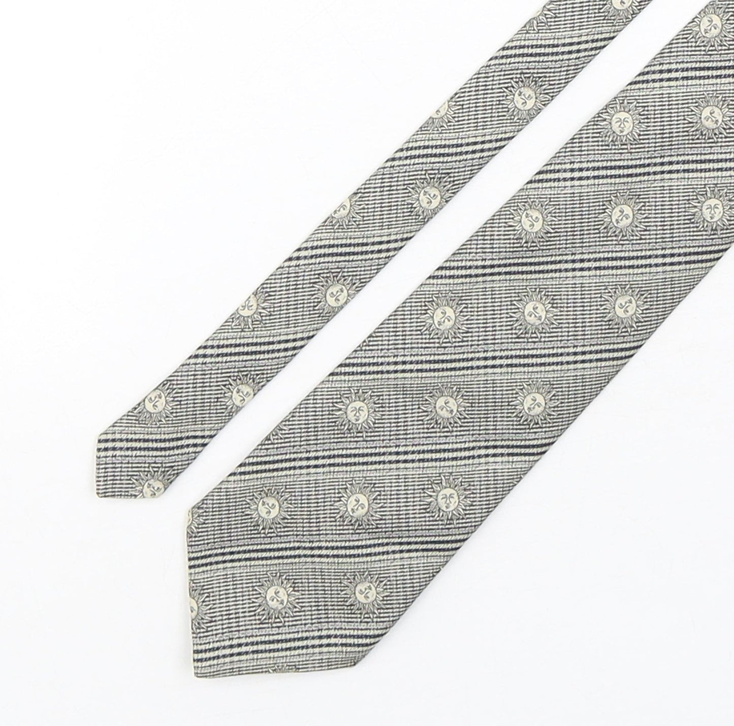 Debenhams Mens Multicoloured Geometric Polyester Pointed Tie One Size
