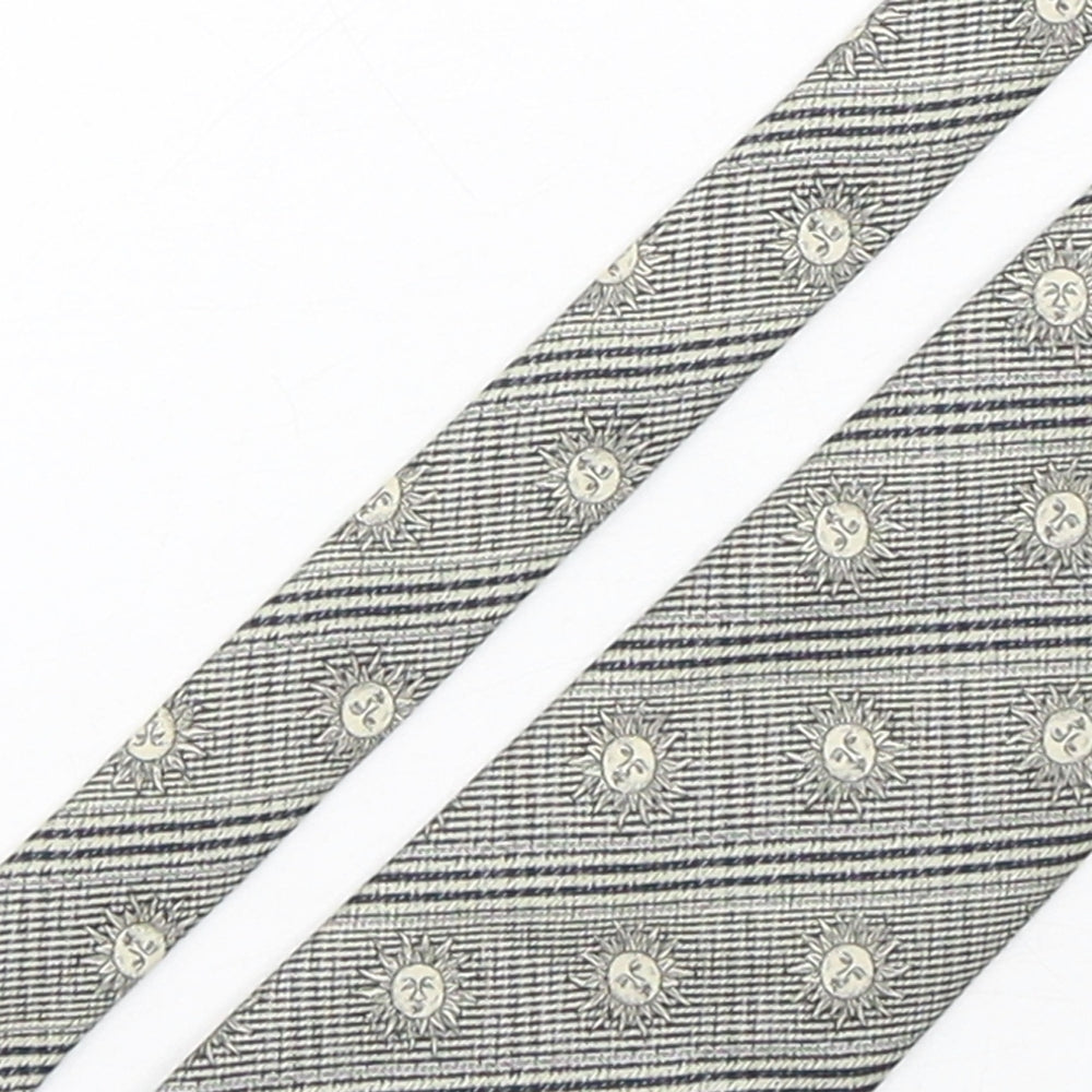 Debenhams Mens Multicoloured Geometric Polyester Pointed Tie One Size