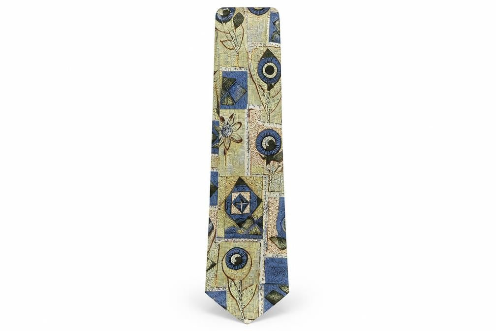 Marco Morelli Mens Multicoloured Floral Polyester Pointed Tie One Size