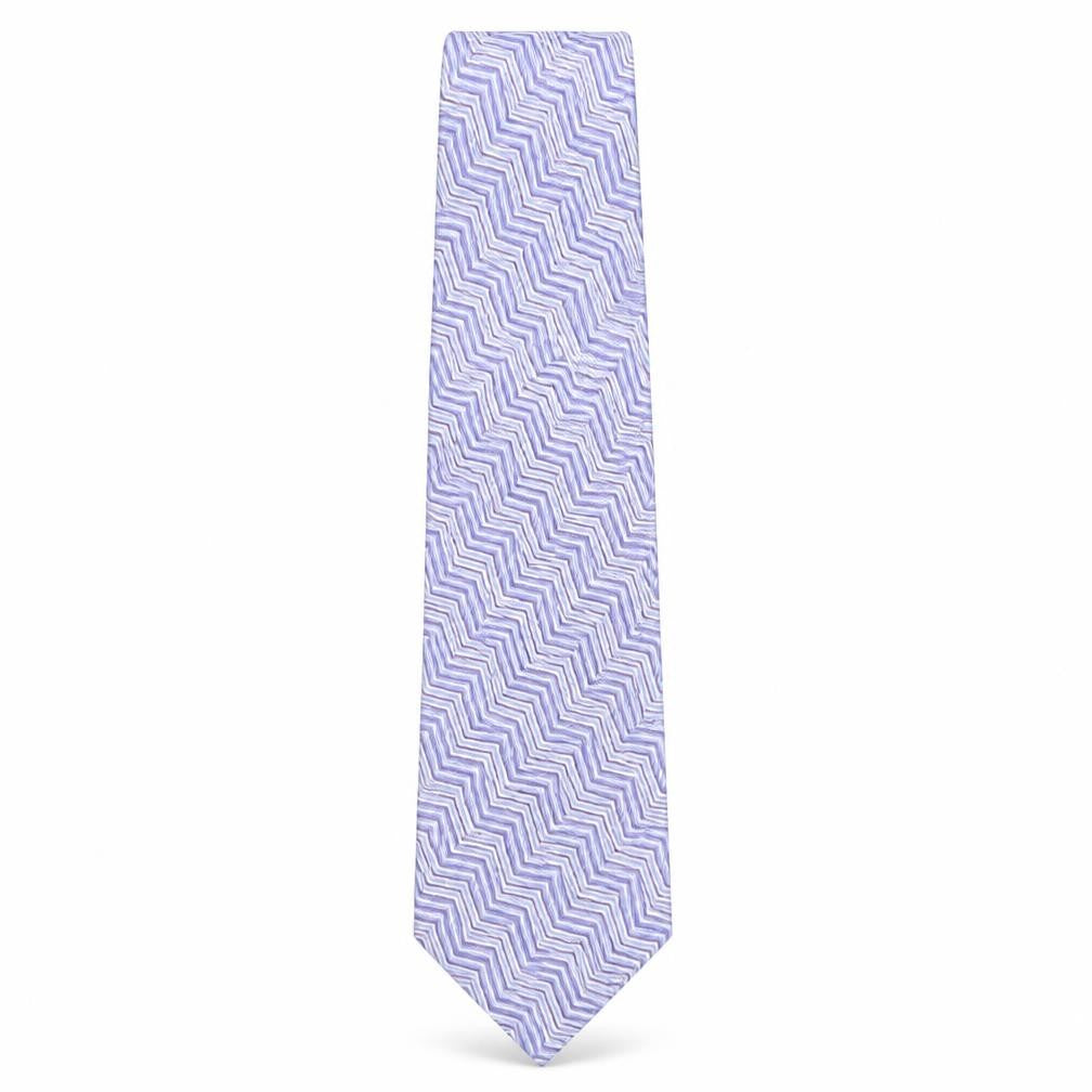 Roderick Charles Mens Multicoloured Geometric Silk Pointed Tie One Size