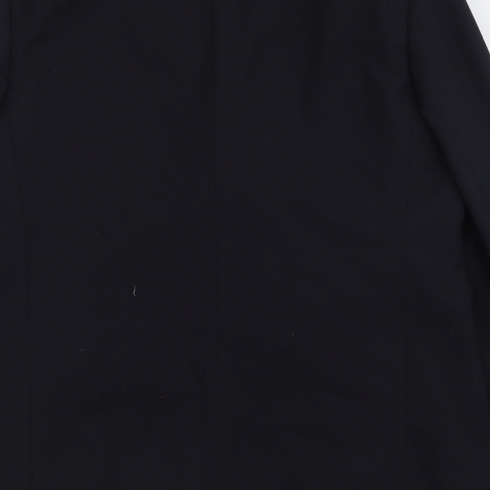 ARMANDO Womens Blue  Wool Jacket Suit Jacket Size 46