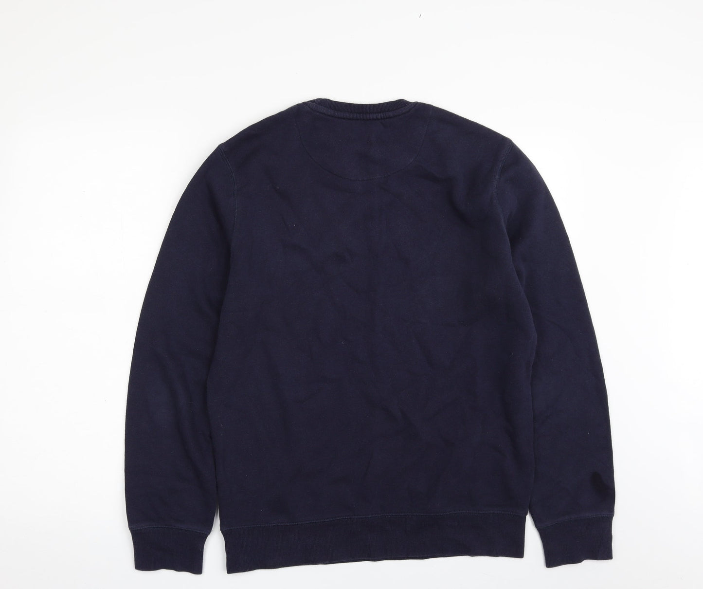 Matalan Mens Blue  Cotton Pullover Sweatshirt Size S
