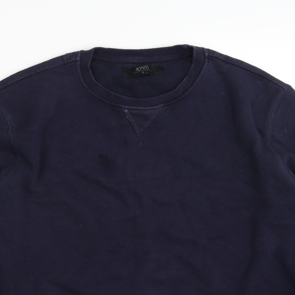 Matalan Mens Blue  Cotton Pullover Sweatshirt Size S