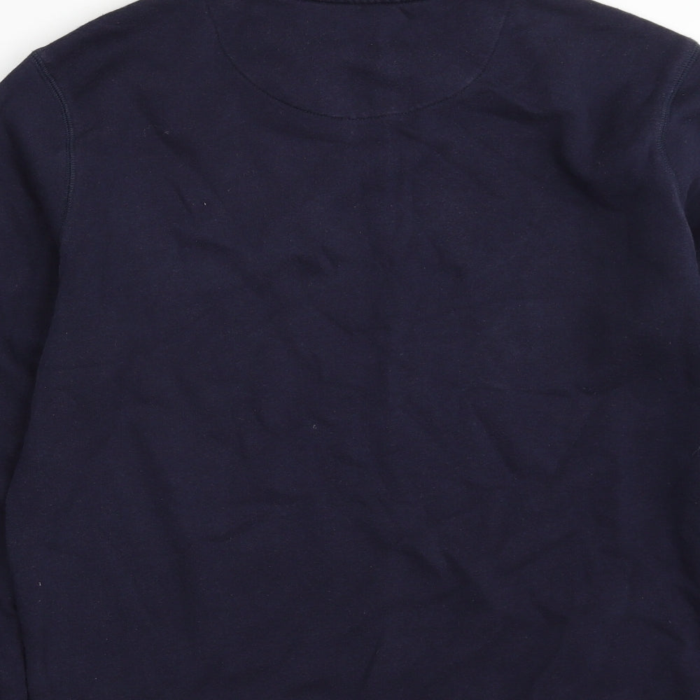 Matalan Mens Blue  Cotton Pullover Sweatshirt Size S