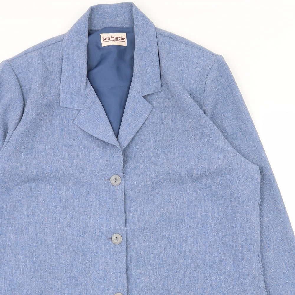 Bonmarché Womens Blue   Jacket  Size 18  Button