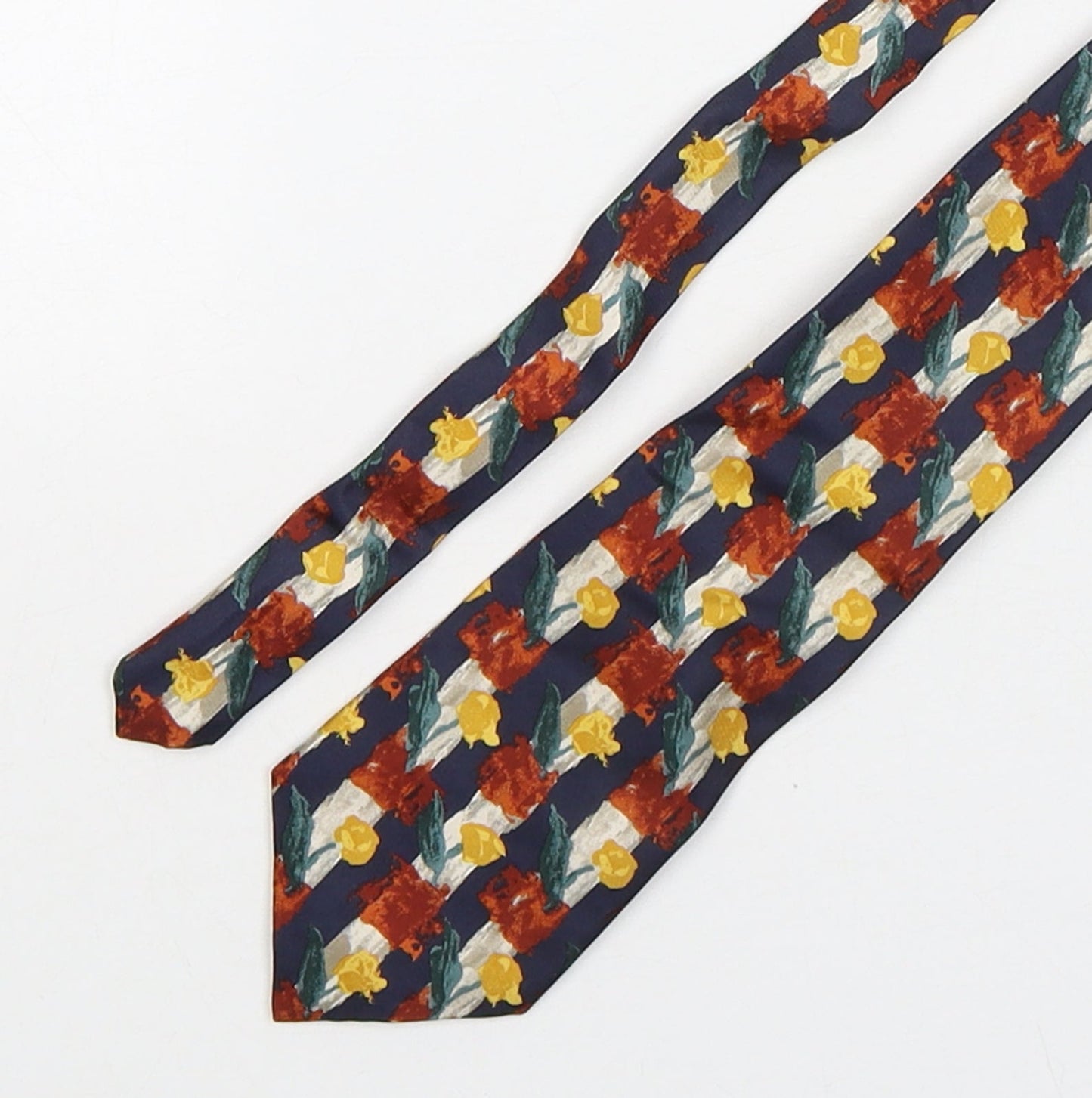 Debenhams  Mens Multicoloured Floral Silk Pointed Tie One Size