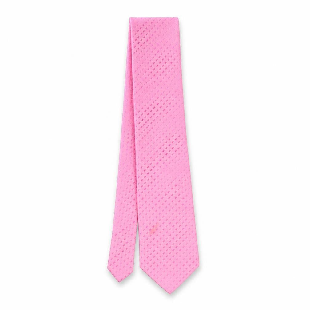 NEXT Mens Pink Geometric Polyester Pointed Tie One Size