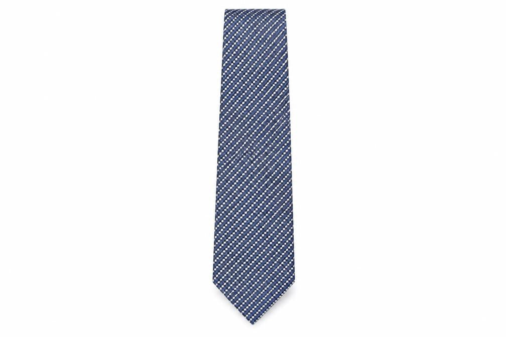 Marks and Spencer Mens Multicoloured Plaids & Checks Polyester Pointed Tie One Size