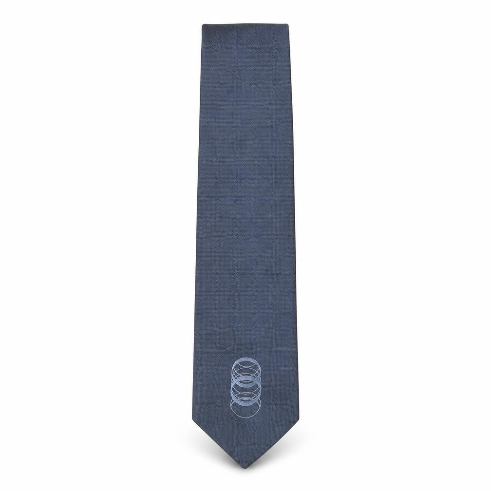 Simon Carter  Mens Blue  Silk Pointed Tie One Size