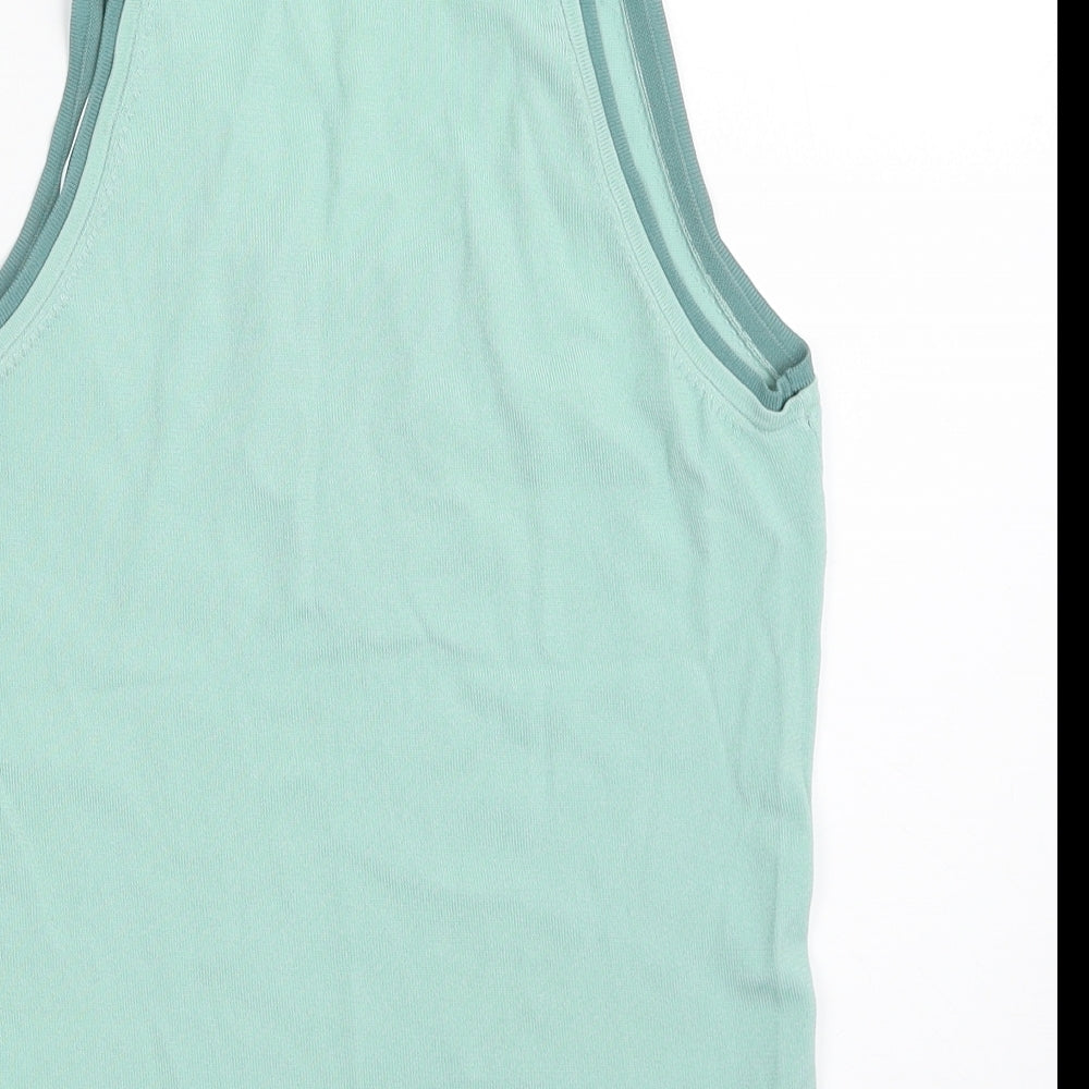 Principles Womens Green  Viscose Vest Sweatshirt Size 10  Pullover