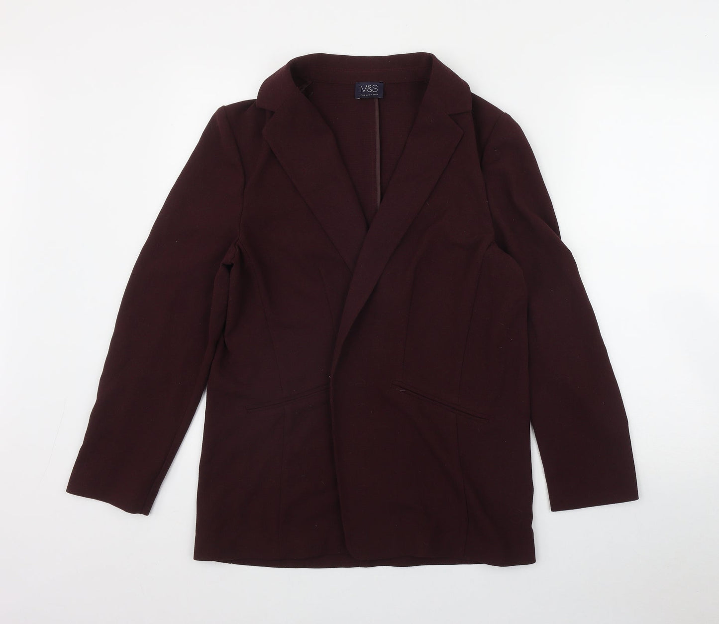 Marks and Spencer Womens Red   Jacket Blazer Size 14