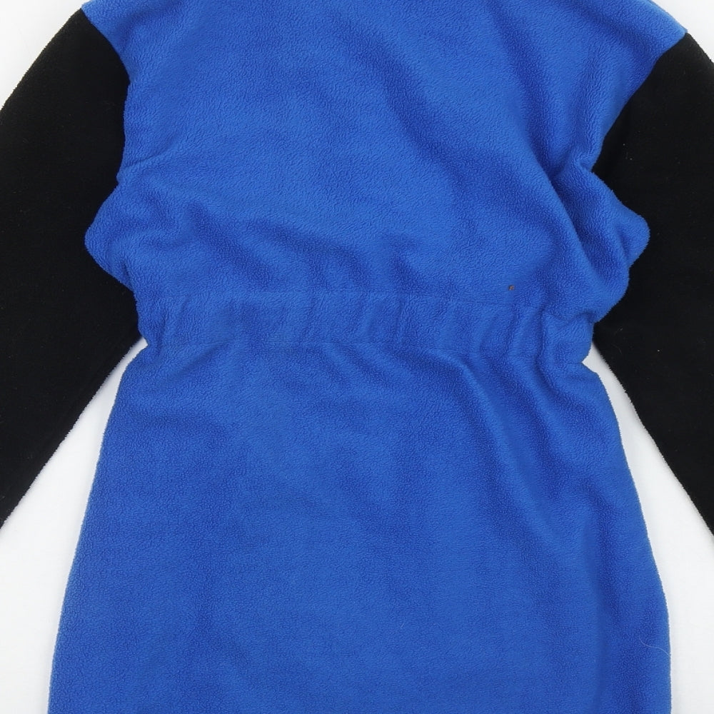 Cartoon Network Boys Blue Solid Polyester  Robe Size 7-8 Years  Tie - Ben10
