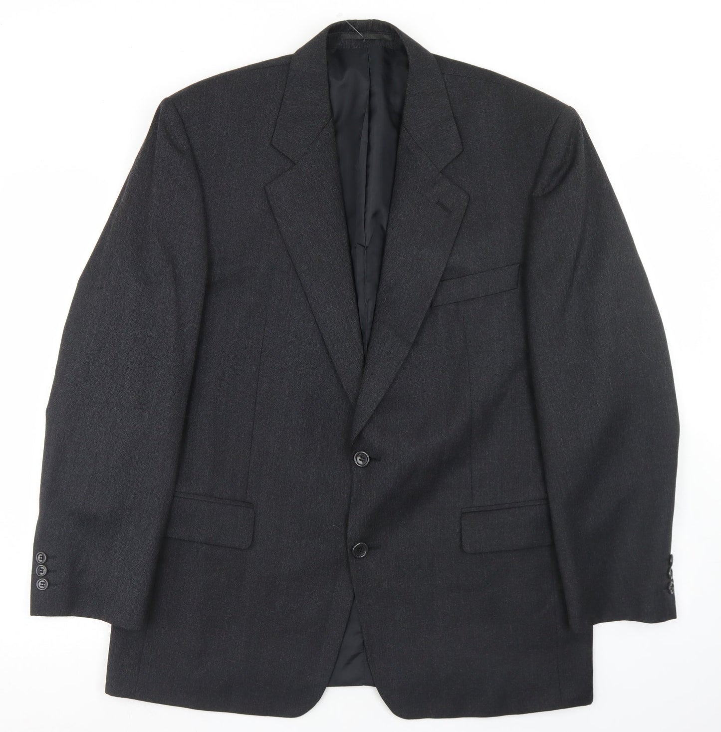 Greenwoods Mens Grey  Wool Jacket Blazer Size 42