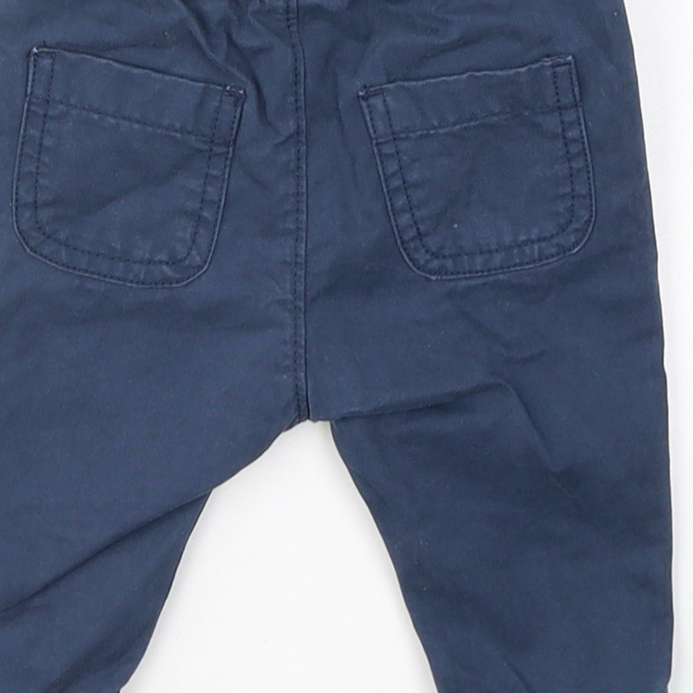 NEXT Boys Blue  Cotton Capri Trousers Size 0-3 Months  Pullover