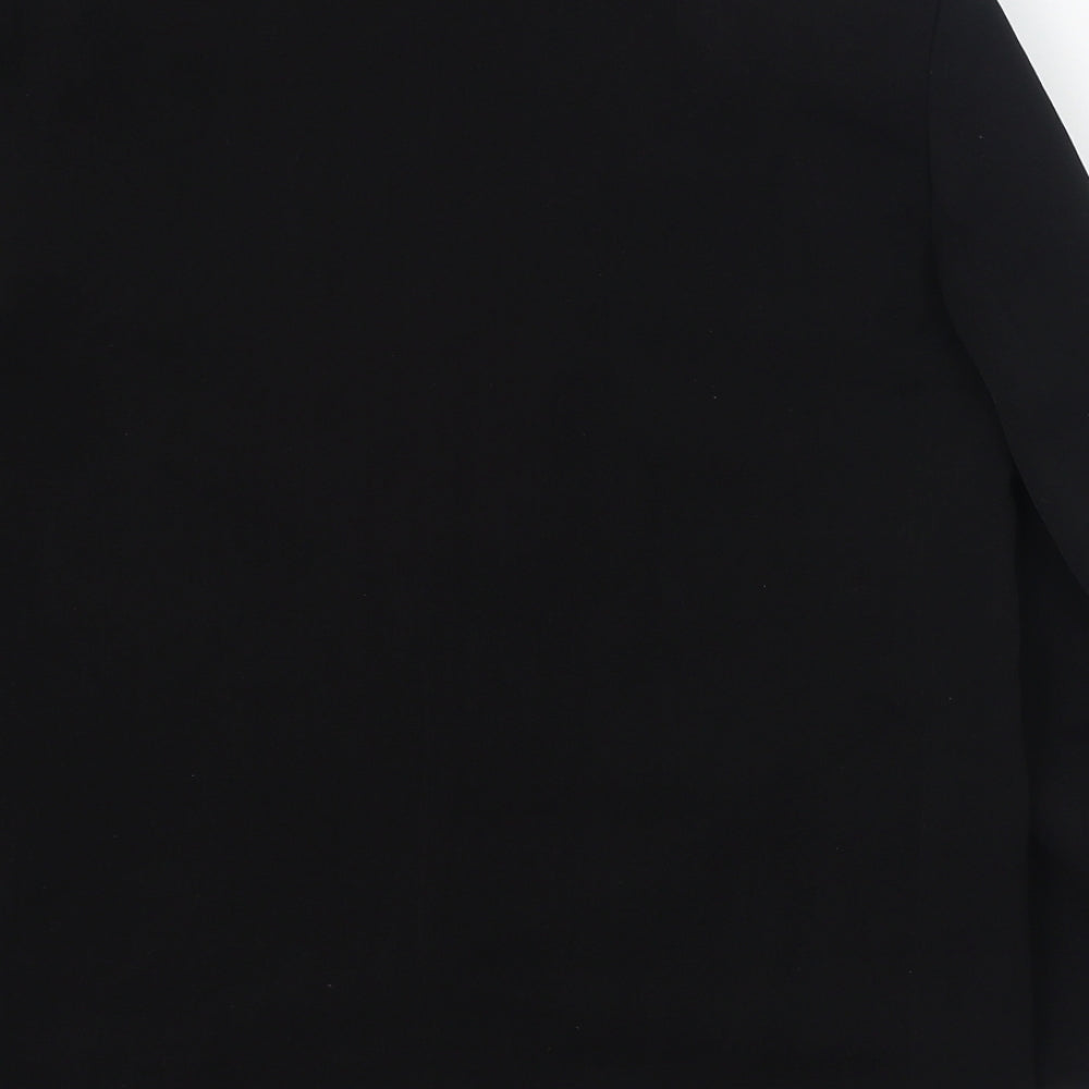 VivaKi Womens Black   Jacket Blazer Size 8  Button