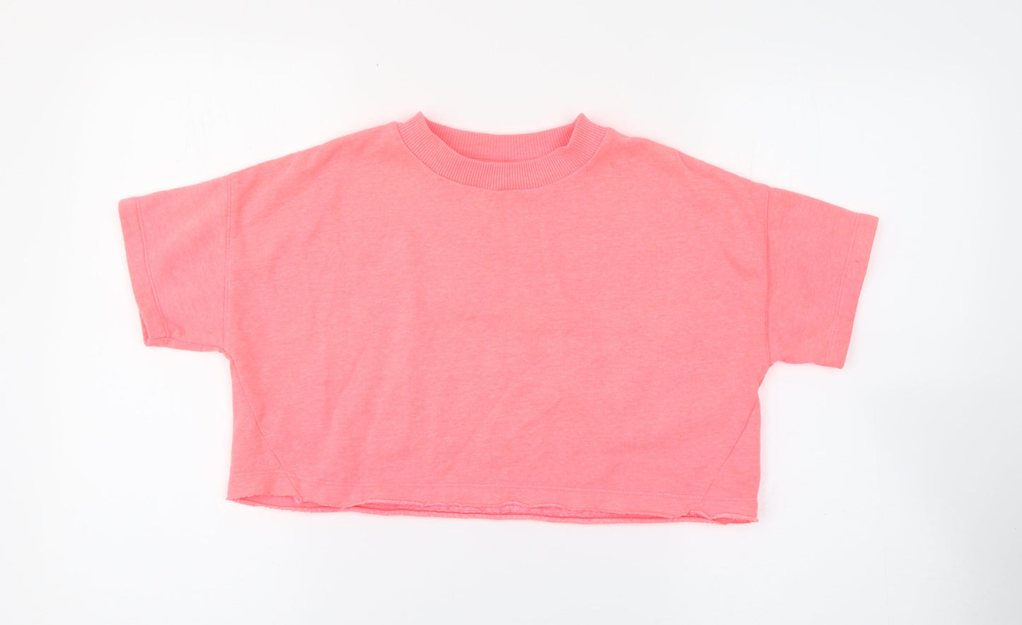 NEXT Girls Pink  Cotton Pullover Sweatshirt Size 8 Years