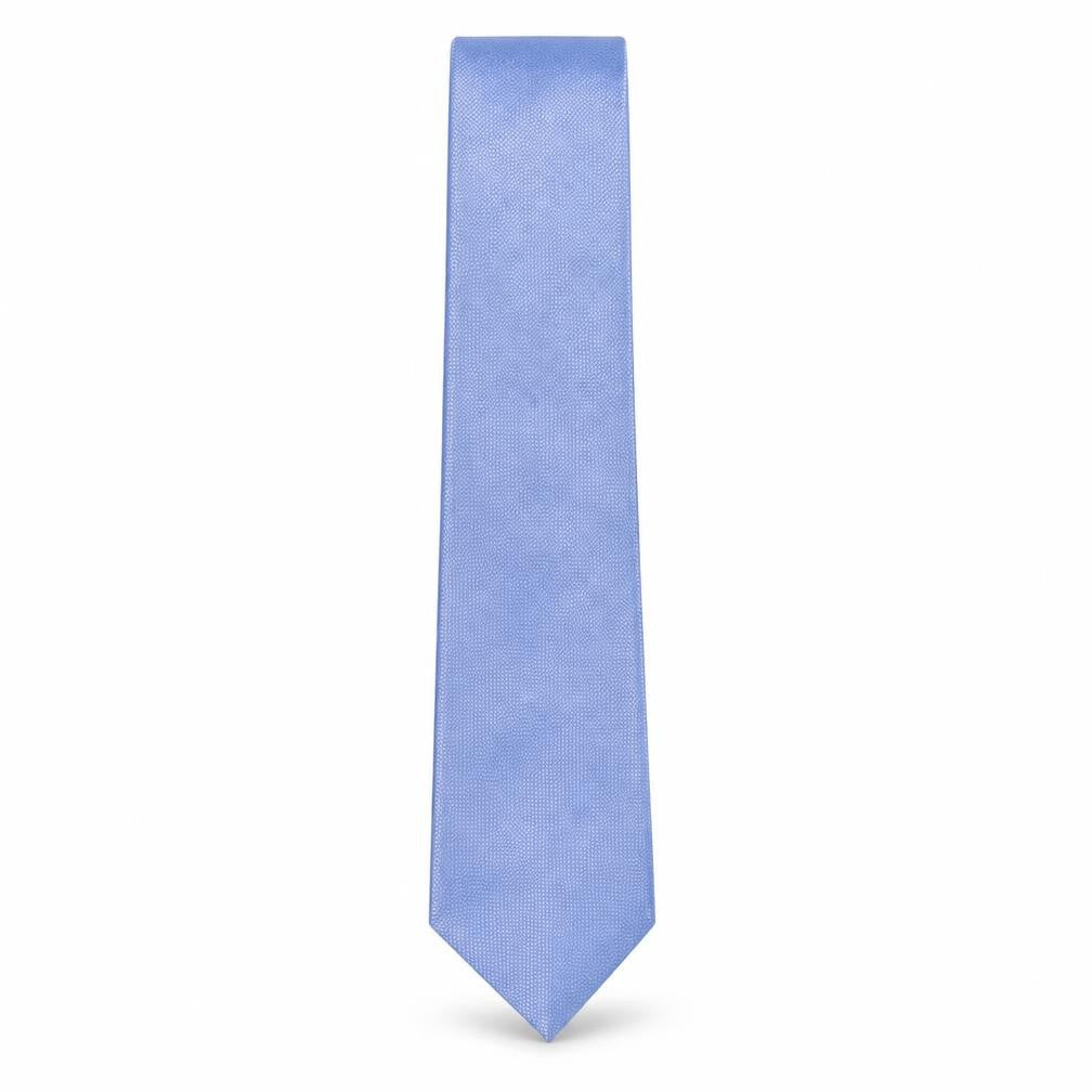 F&F Mens Blue Grenadine Polyester Pointed Tie One Size