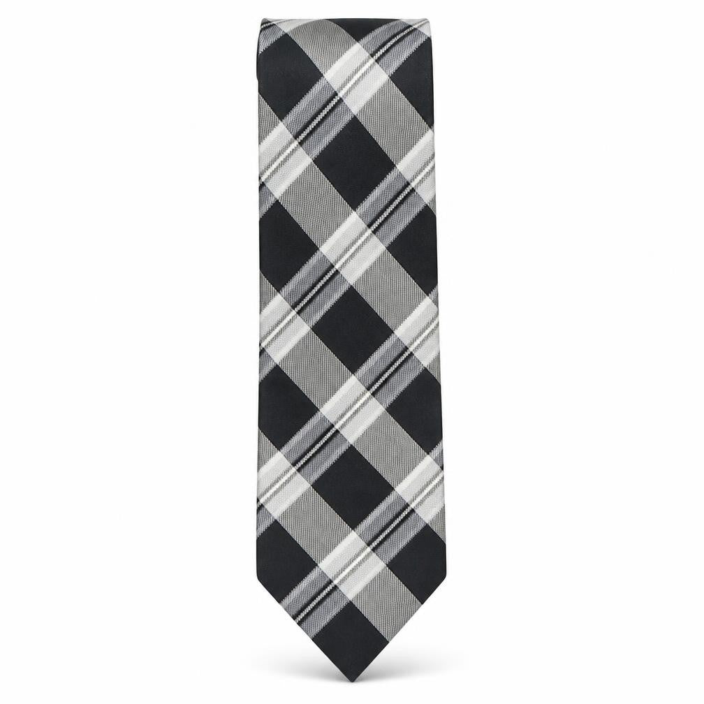Michaelis Mens Multicoloured Plaids & Checks Silk Pointed Tie One Size