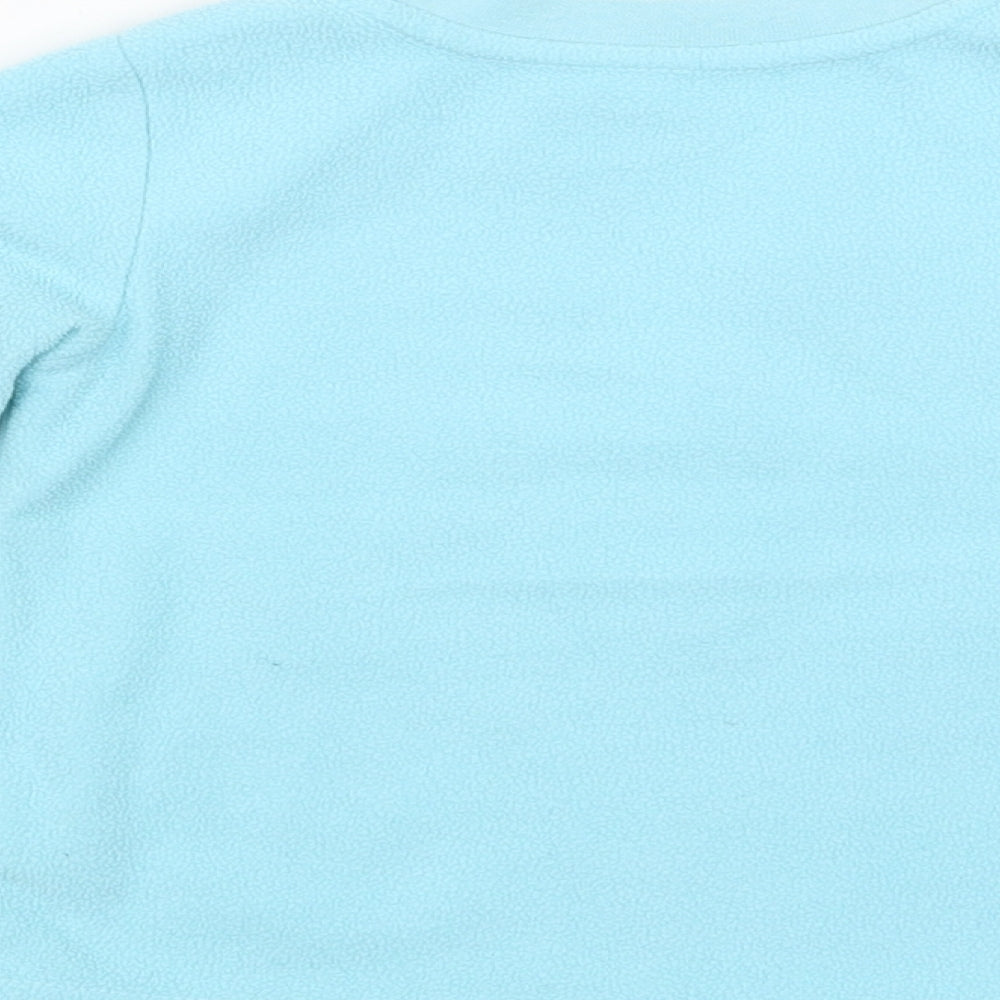 Dunnes Stores Baby Blue  Polyester Basic Blouse Size 12-18 Months Crew Neck Pullover - Unicorn