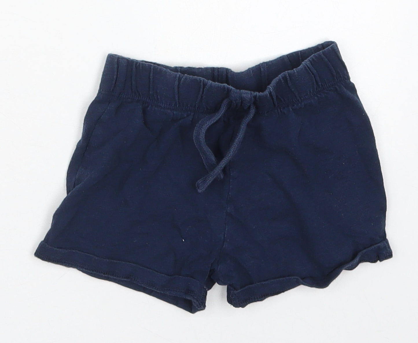 Fred & Flo Baby Blue  Cotton Sweatpants Trousers Size 12-18 Months  Drawstring - Sweat Shorts
