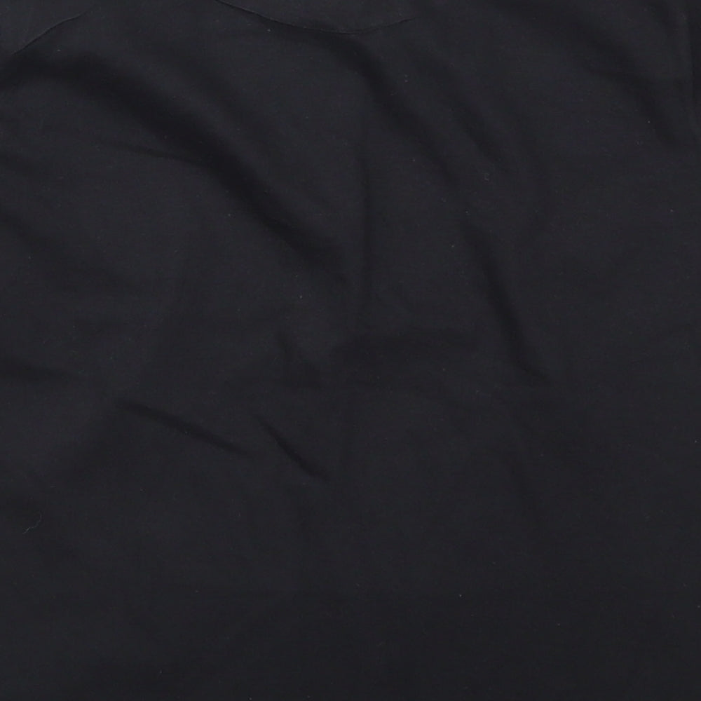 Fruit of the Loom Boys Black  Cotton Basic T-Shirt Size 3-4 Years Crew Neck Pullover - Victory Martial Arts