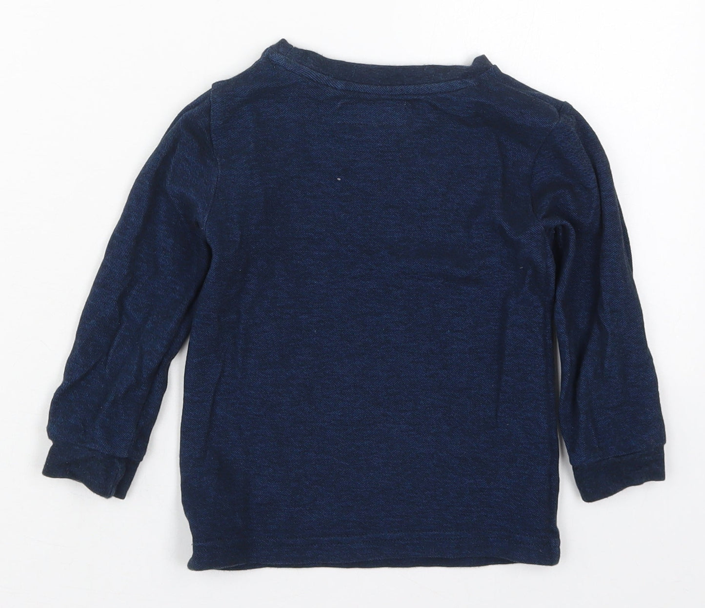 NEXT Boys Blue  Cotton Pullover Sweatshirt Size 3 Years  Pullover