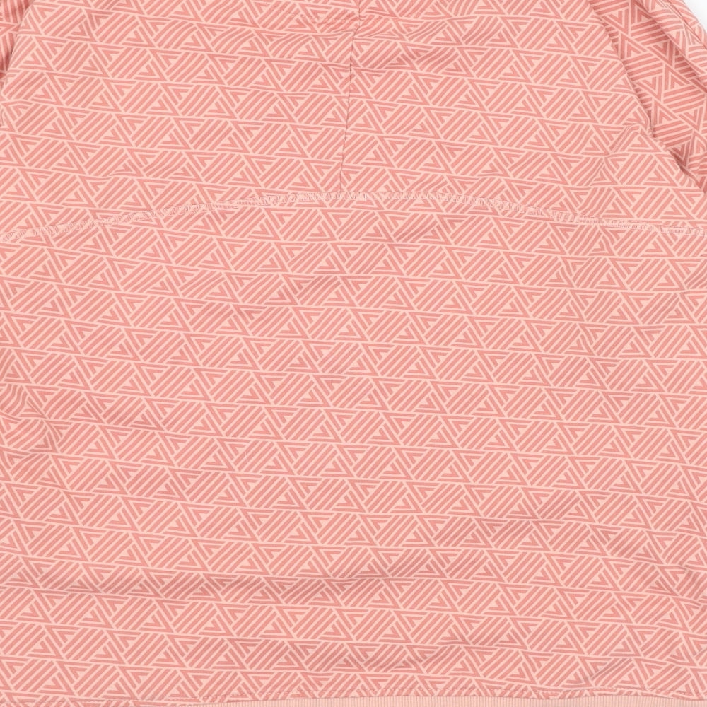 NEXT Womens Pink Geometric Cotton Pullover Sweatshirt Size S  Pullover