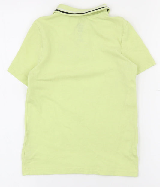 F&F Boys Gold  Cotton Basic Polo Size 5-6 Years Collared Button