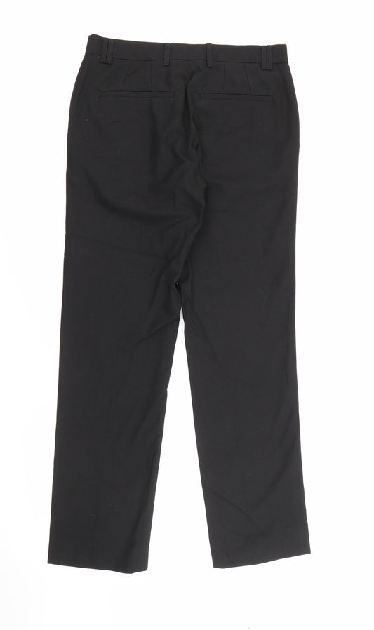 River Island Womens Black  Polyester Trousers  Size 28 in L28 in Regular Zip