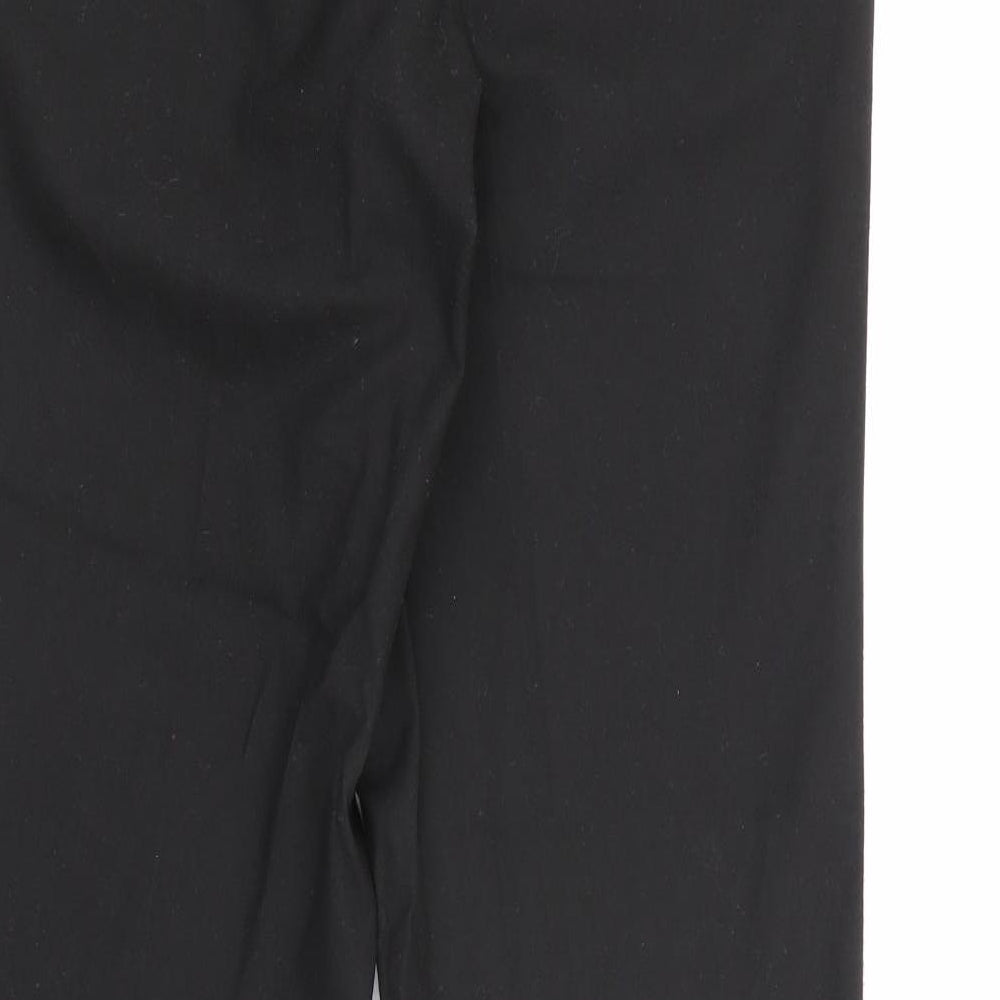 River Island Womens Black  Polyester Trousers  Size 28 in L28 in Regular Zip
