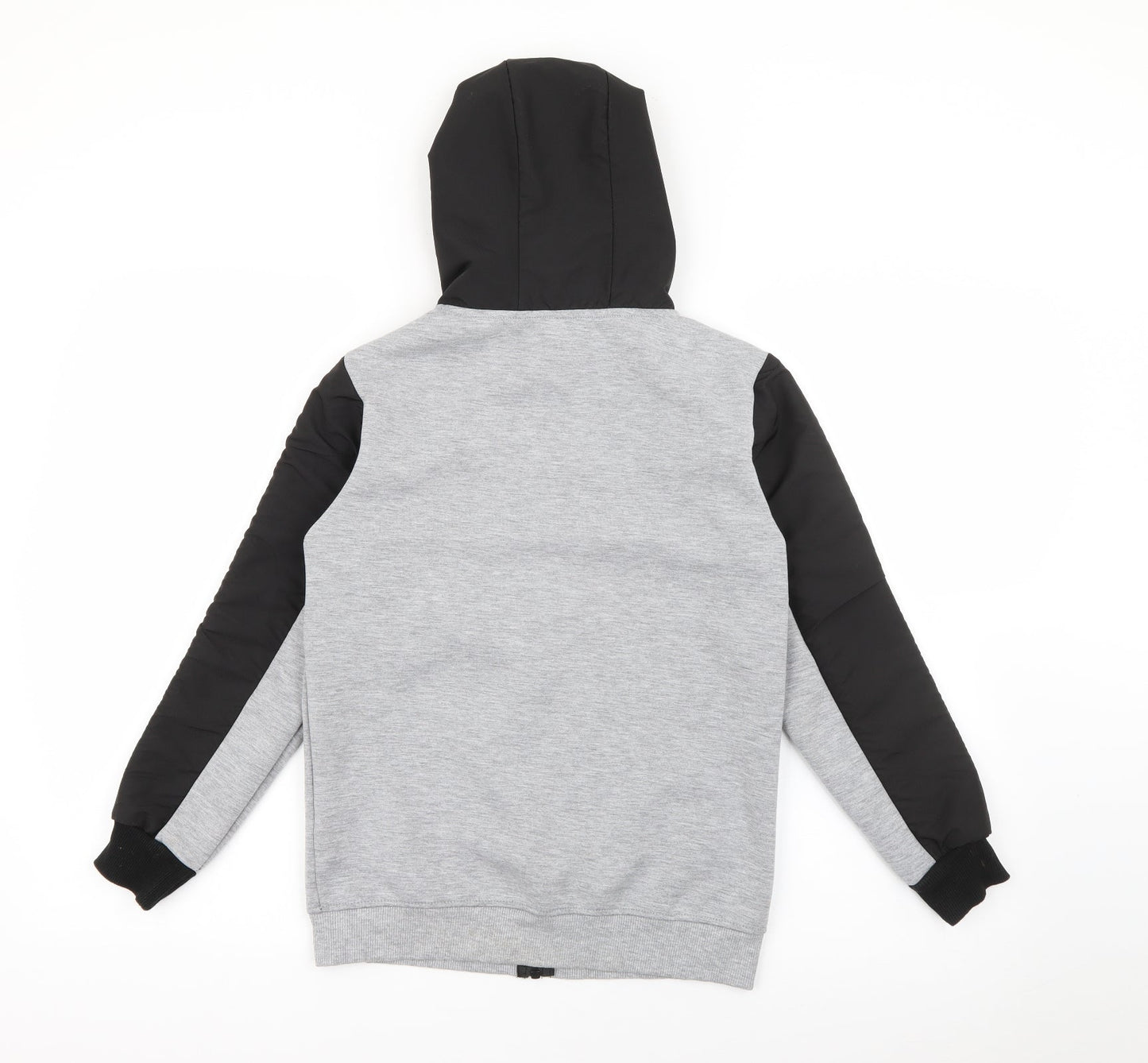 Primark Boys Grey  Polyester Full Zip Hoodie Size 10-11 Years  Zip - Playstation