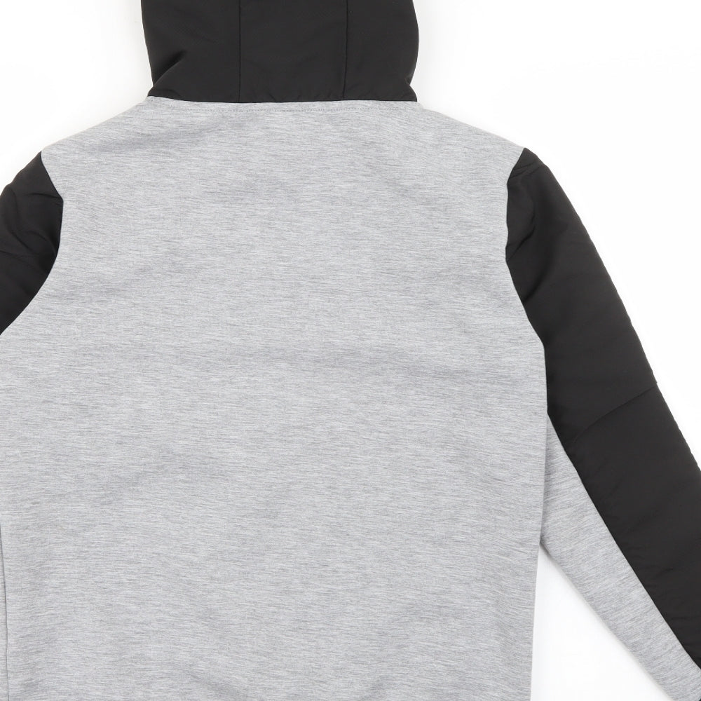 Primark Boys Grey  Polyester Full Zip Hoodie Size 10-11 Years  Zip - Playstation