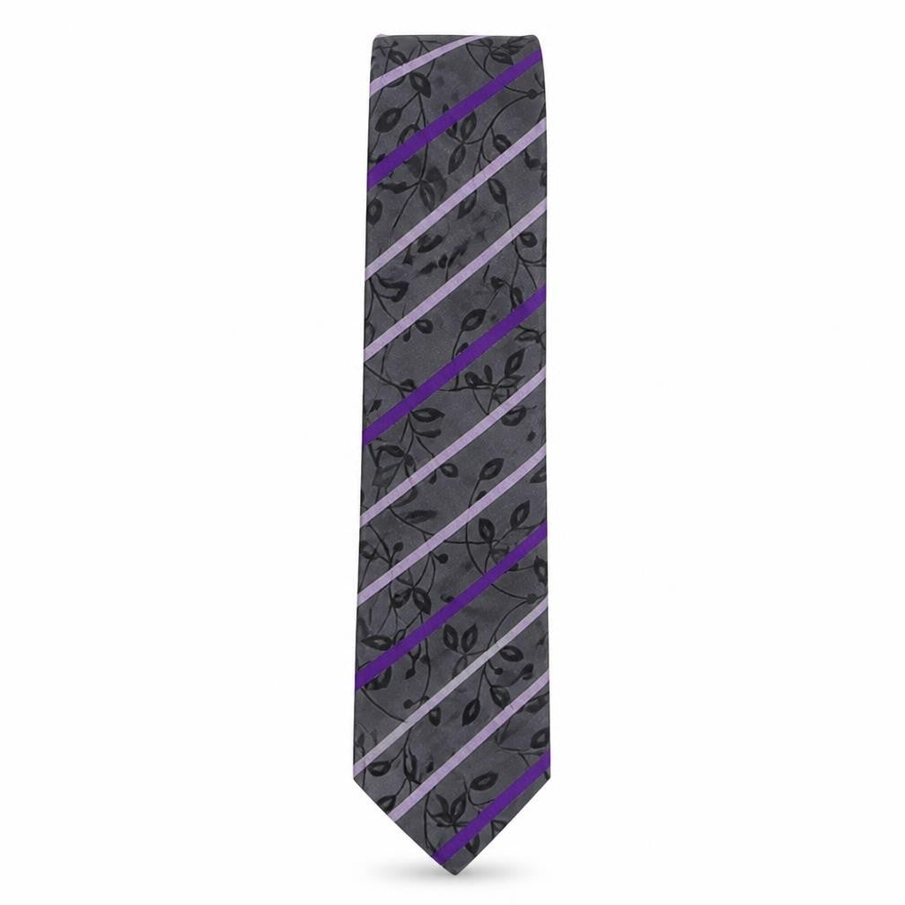 NEXT Mens Multicoloured Striped Silk Pointed Tie One Size