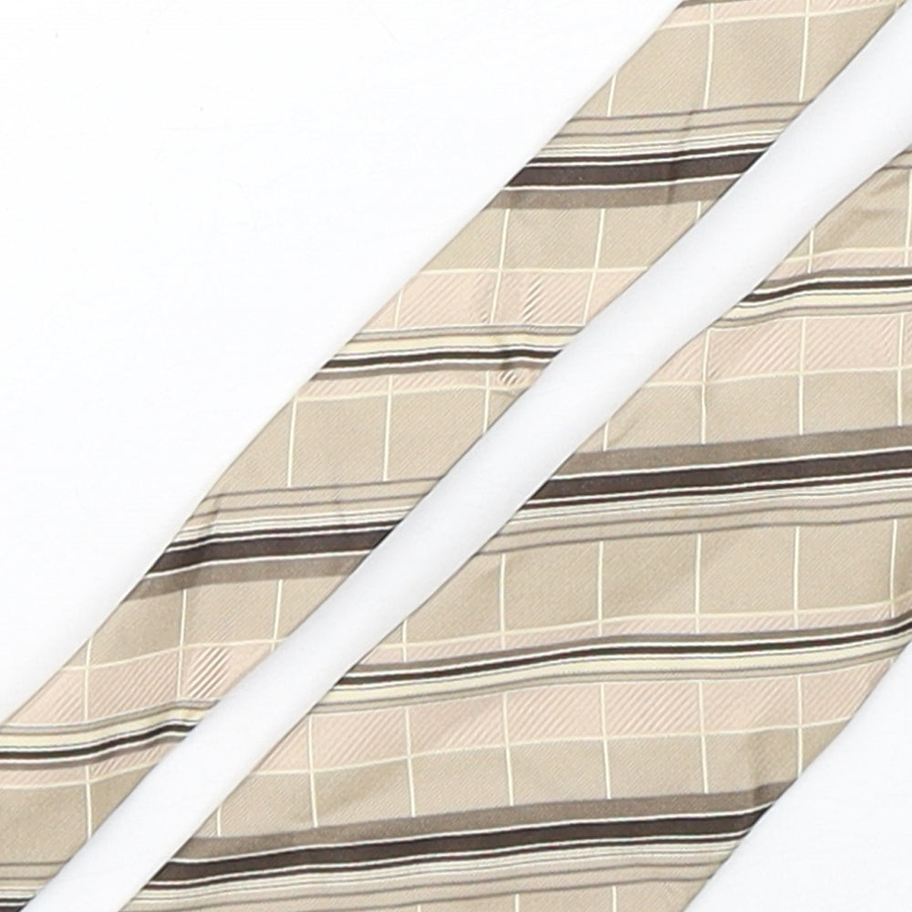 Lloyd Attree & Smith Mens Multicoloured Plaids & Checks Silk Pointed Tie One Size