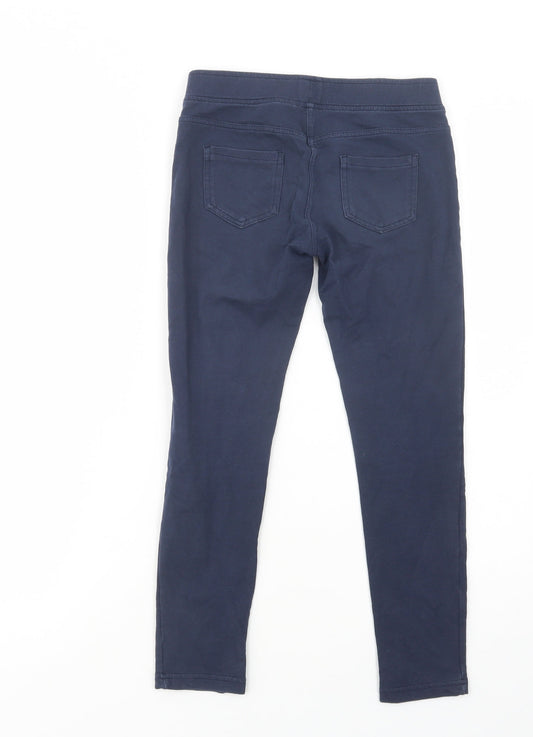 Gap Girls Blue  Cotton Jegging Trousers Size 8-9 Years  Regular  - Leggings