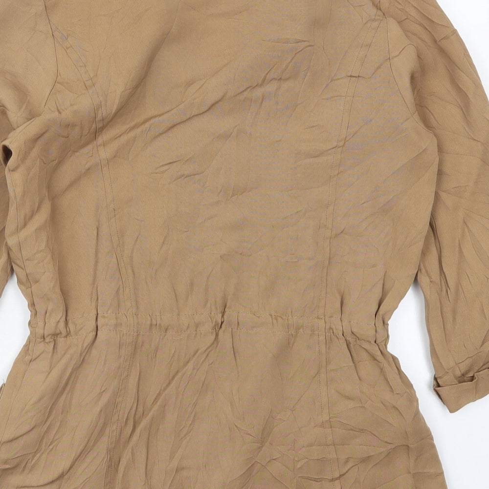 Zara Womens Brown   Jacket  Size S  Zip