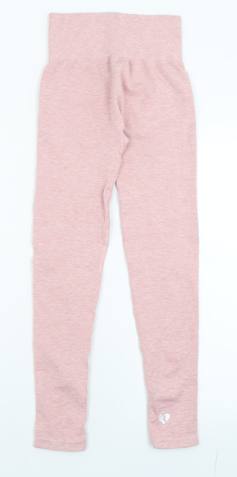Preworn Womens Pink  Polyester Capri Leggings Size 4 L26 in Regular Pullover