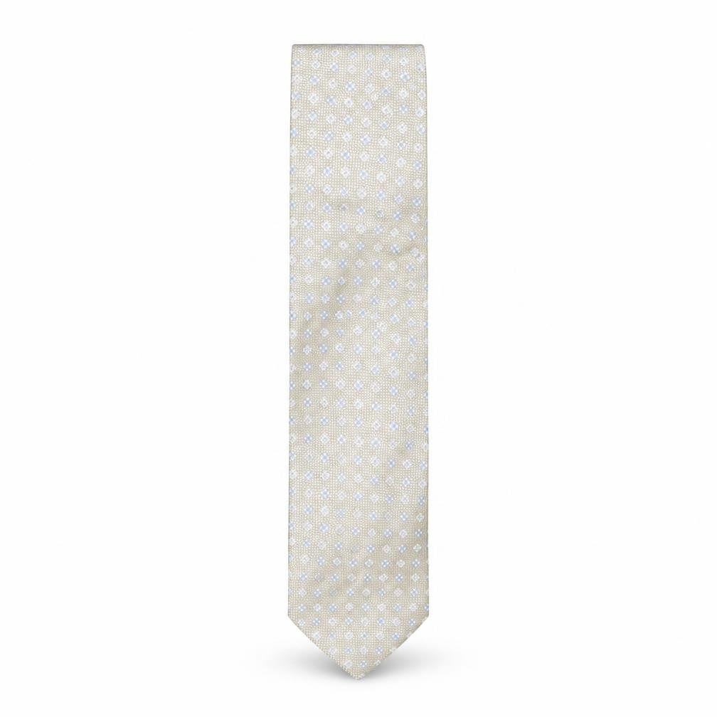 Michaelis Mens Multicoloured Geometric Silk Pointed Tie One Size
