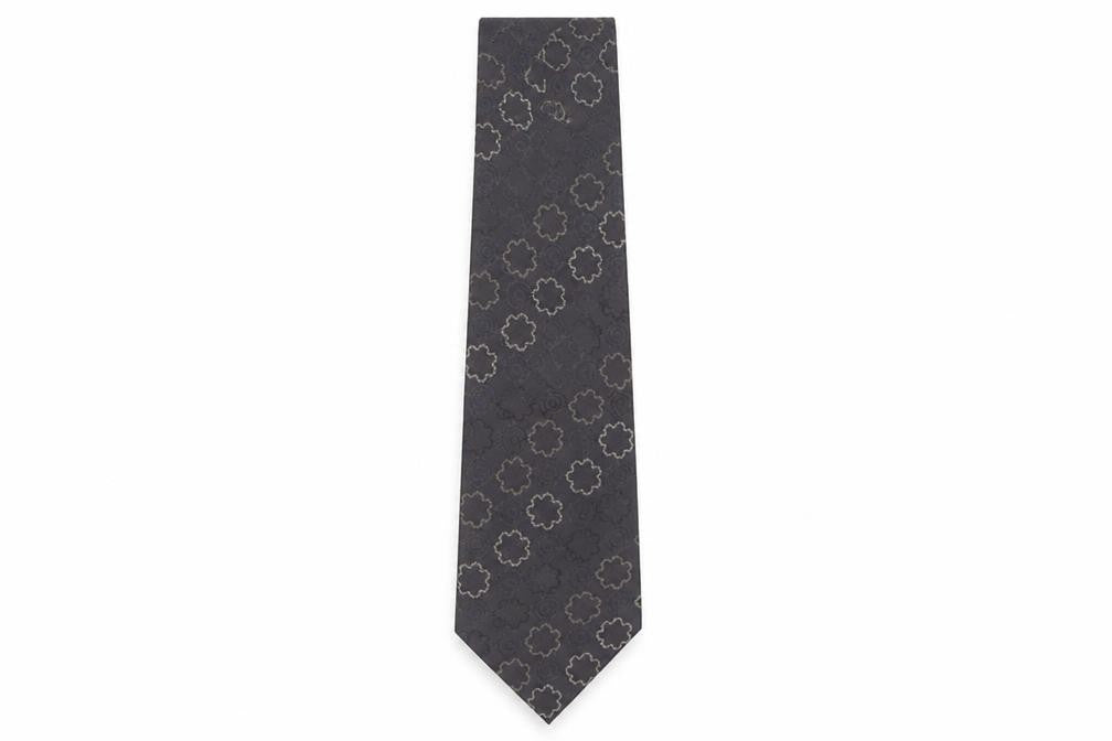 NEXT Mens Multicoloured Geometric Silk Pointed Tie One Size