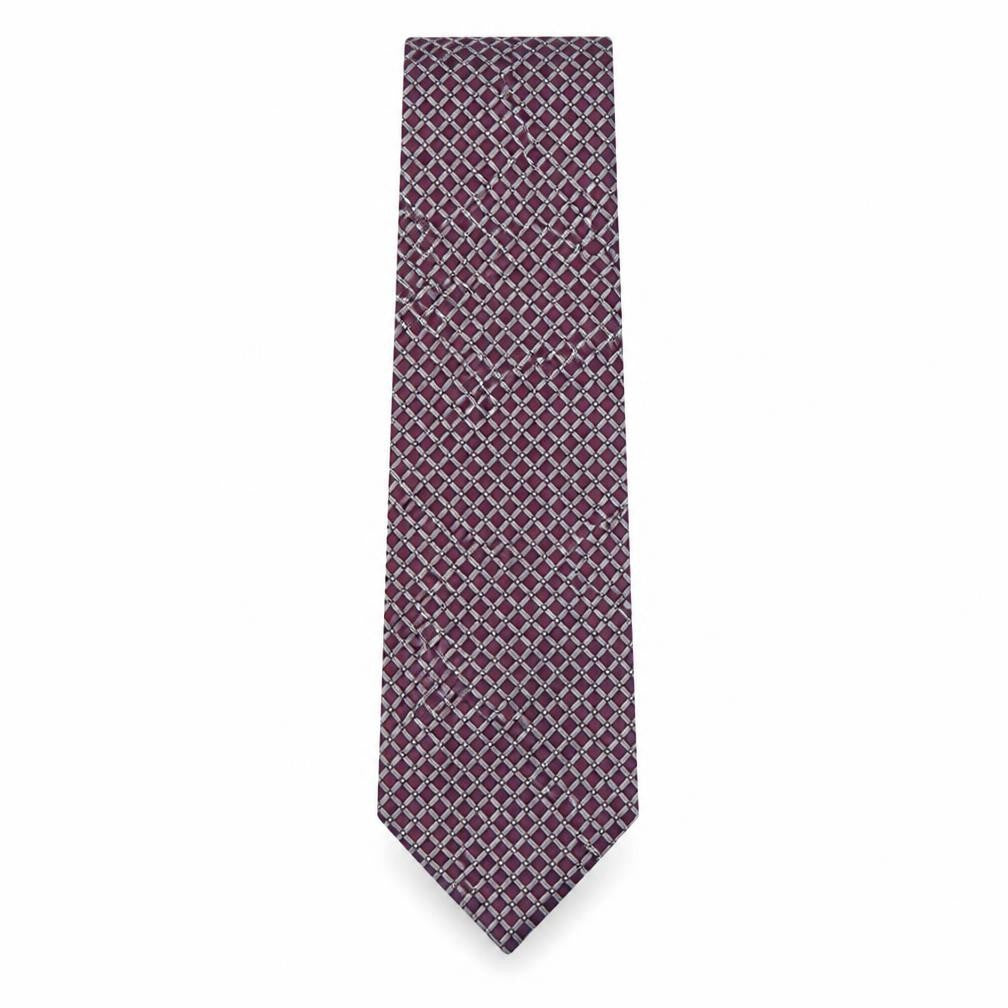 Howick Mens Multicoloured Plaids & Checks Silk Pointed Tie One Size