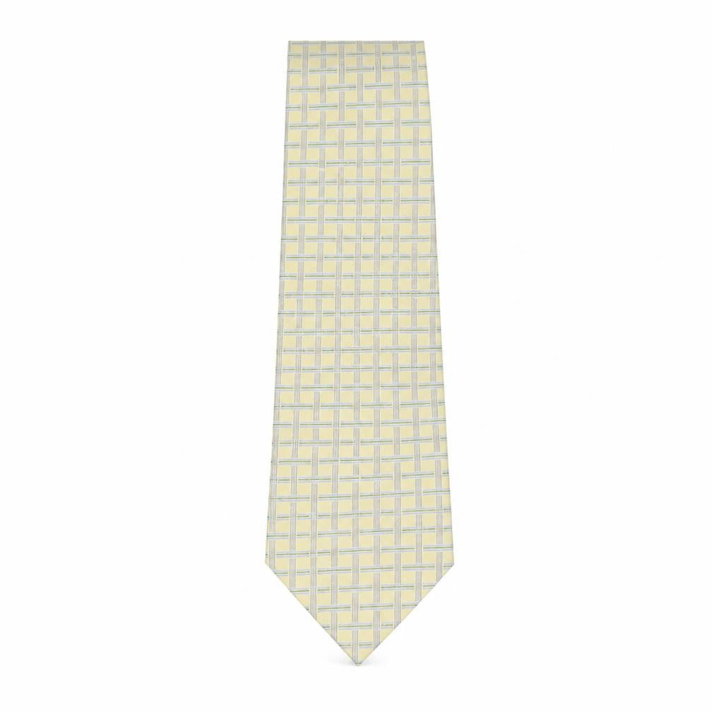 Osborne Mens Multicoloured Plaids & Checks Silk Pointed Tie One Size