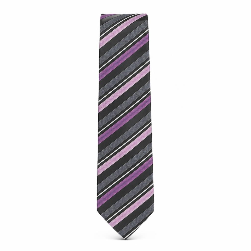 NEXT Mens Multicoloured Striped Silk Pointed Tie One Size